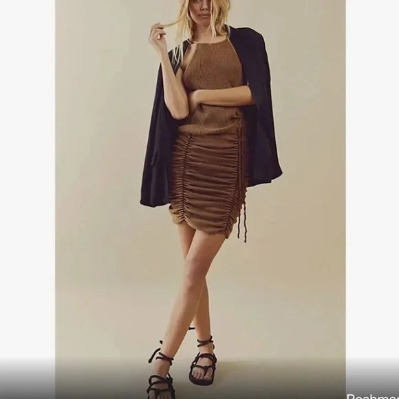 Free People | Dresses | Free People Katya Bodycon Thermal Knit Dress Sz M |  Poshmark